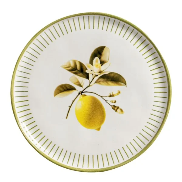 Conjunto 6 Pratos com Rasos Bio Lemon