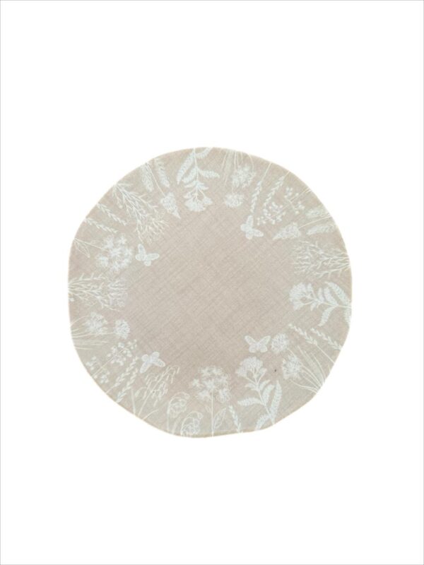 Conjunto com 6 Pratos de Sobremesa Stoneware Jardim Rose