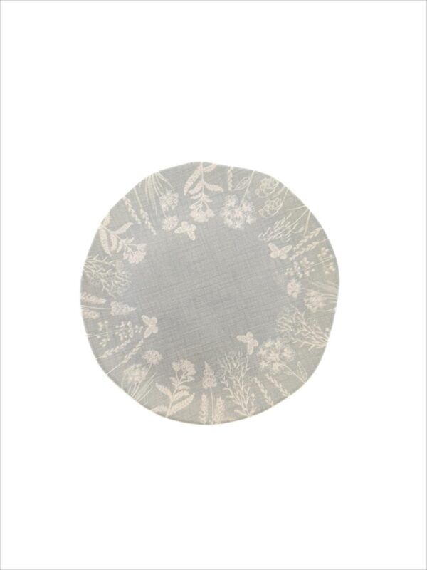 Conjunto com 6 Pratos de Sobremesa Stoneware Jardim Azul