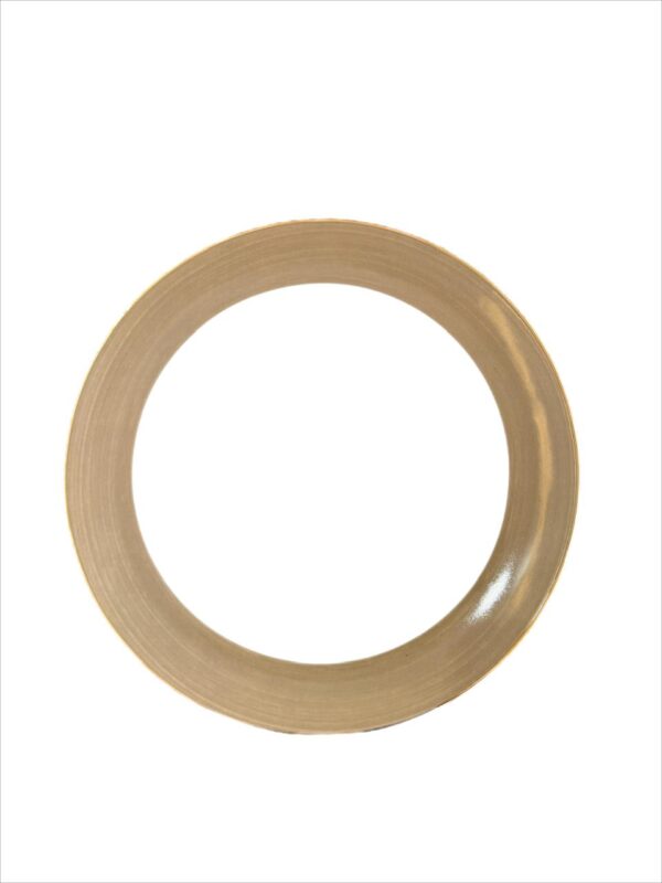 Prato Raso Individual Porcelana Paint Marrom