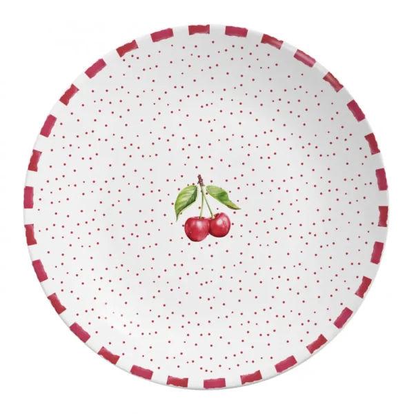 Conjunto com 6 Pratos Rasos Amarena