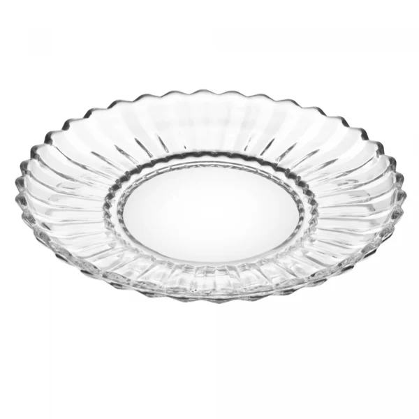 Prato de Bolo de Cristal Geneva 30cm x 3,5cm
