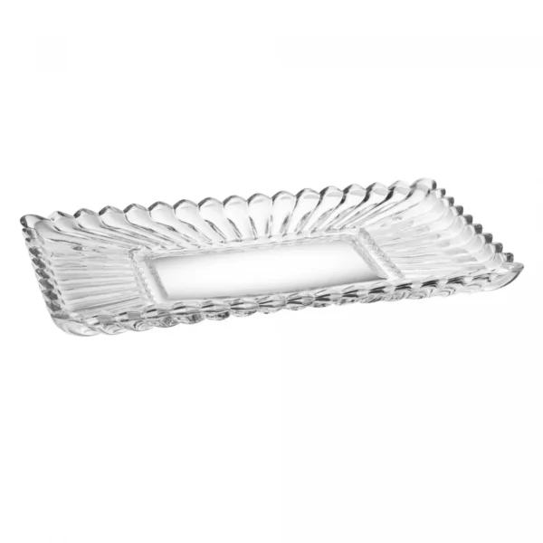 Travessa de Cristal Geneva 30cmX17cm