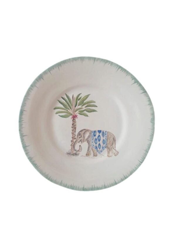 Prato Raso Individual Amassado Elefante Zanatta Casa