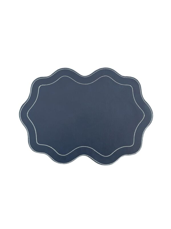 Jogo Americano Onda Marinho/Branco