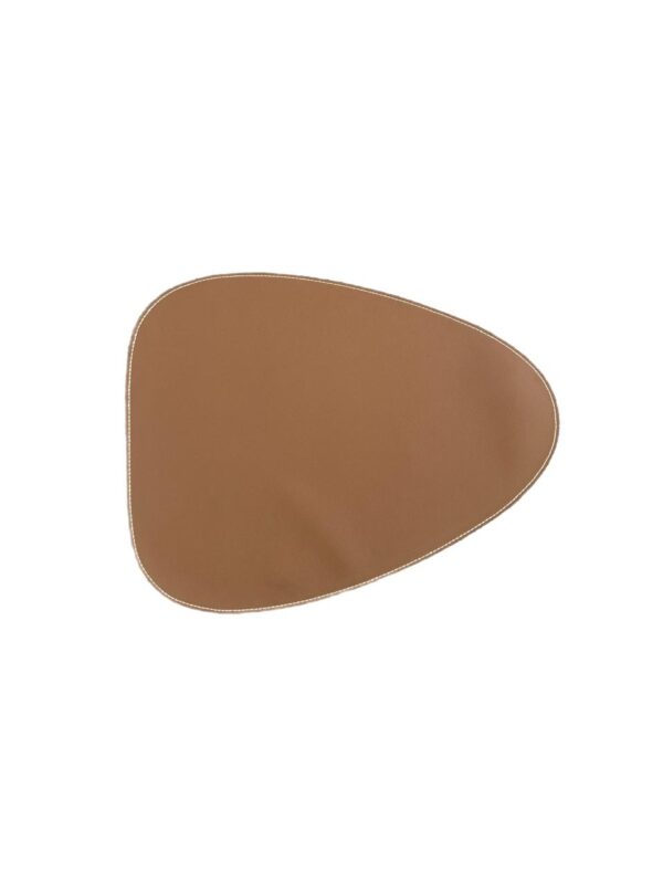 Jogo Americano Oval Caramelo/Bege