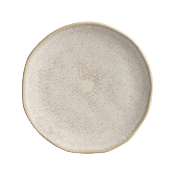 Conjunto com 6 Pratos de Sobremesa Orgânico Latte