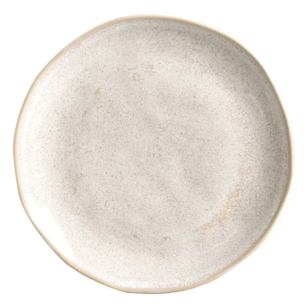 Conjunto com 6 Pratos Raso Orgânico Latte