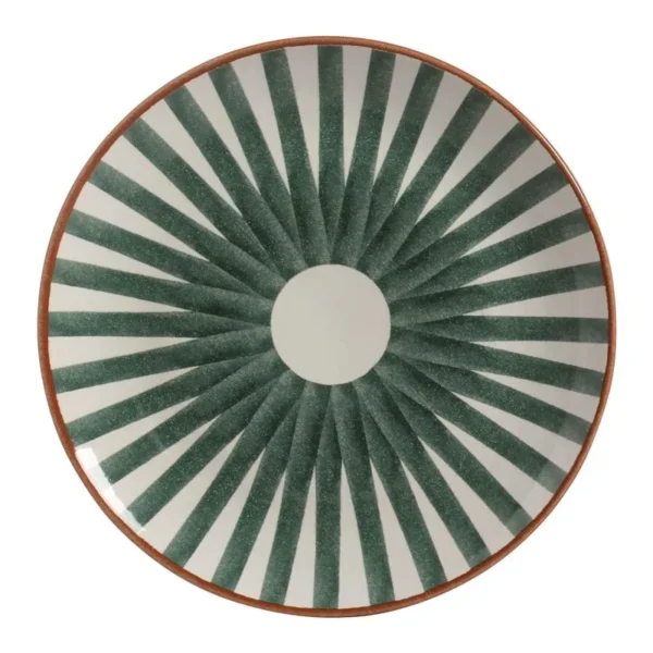 Conjunto com 6 Pratos Raso Coup Stoneware Equador