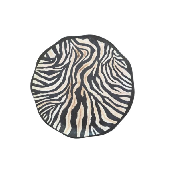 Prato para Bolo Zebra Marrom