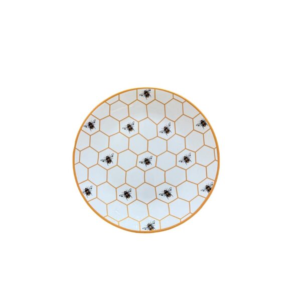 Conjunto com 6 Pratos Sobremesa Abelhinhas