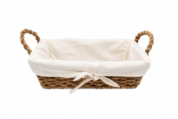 Cesta Para Pães Retangular Fibra Natural