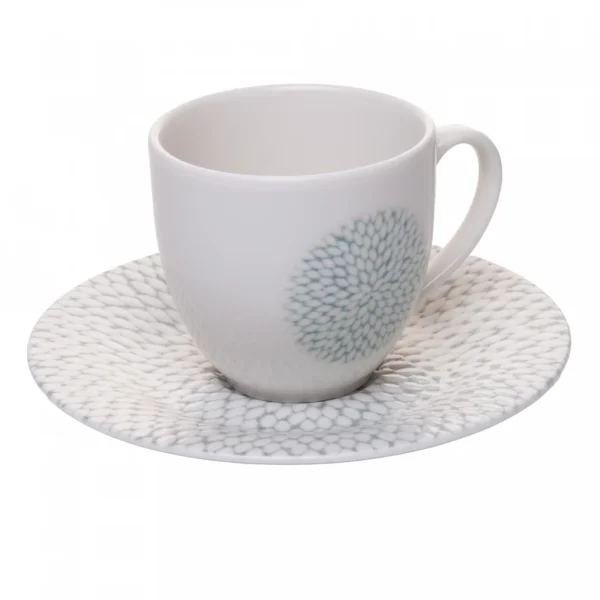 Conjunto 6 xícaras de café c/pires Zambra 100 ml
