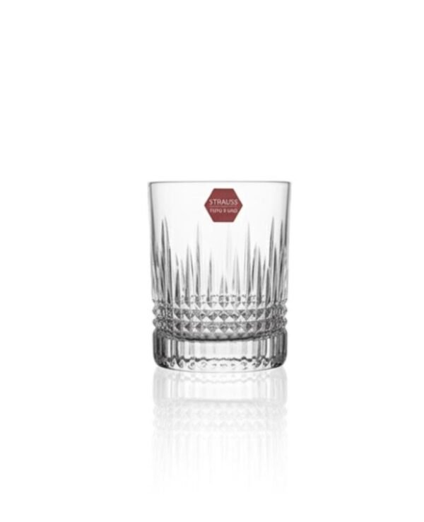 Jogo C/6 Copos De Cristal P/ On The Rocks 350 ml